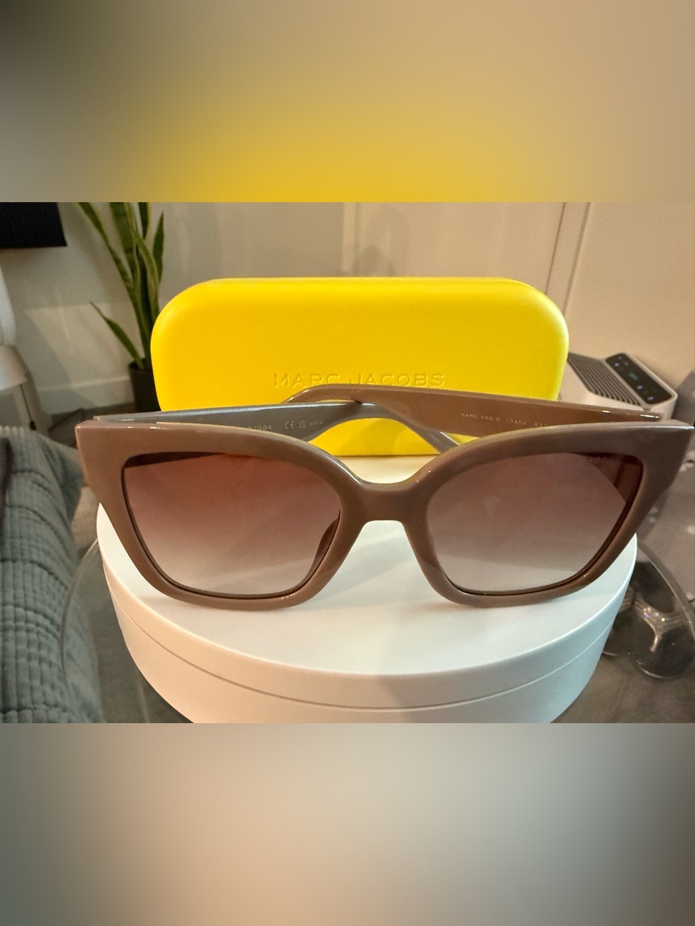 Marc Jacobs Taupe Gradient Women's Sunglasses